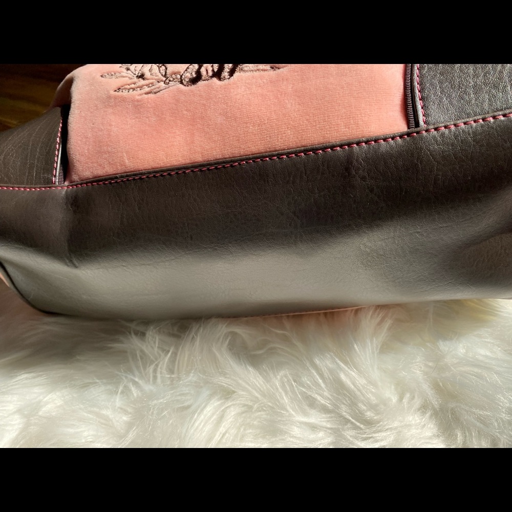 SOLD☁️🧃 Juicy Couture Pink Velour Daydreamer bag - Picture 6 of 11